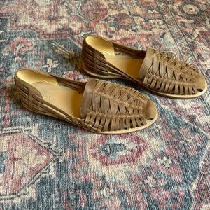 Mens brown Nisolo Huarache sandals size 11